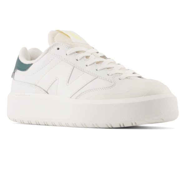 NEW New Balance Sneakers Womens 10 CT302 LF White Vintage Green Teal - Picture 2 of 6